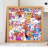Cartoon Puppy Hand-drawn Puzzle DIY Coloring Dog Photo Frame Color Your Own Puzzle Home Decor For Kids Animal Lovers