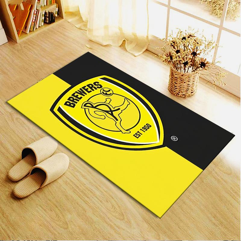 Burton Albion FC Teppich für Wohnzimmer Schlafzimmer Zuhause Sofadekoration Kinderspiel Rutschfeste Bodenmatte