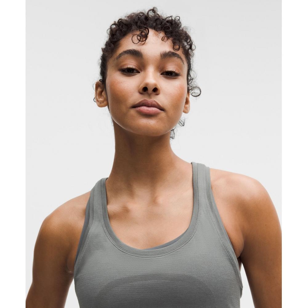 Lululemon Swiftly Tech Racerback Tank Top 2.0  Hip Length Onyx Grey Onyx Grey