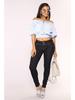Jeans in Denim Dimagranti di Alta Gamma Francesi per Donna - Primavera/Autunno