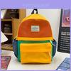 Childrens Kids Backpack With Color Blocking Design And Breathable Design For Preschool And Daycare Use