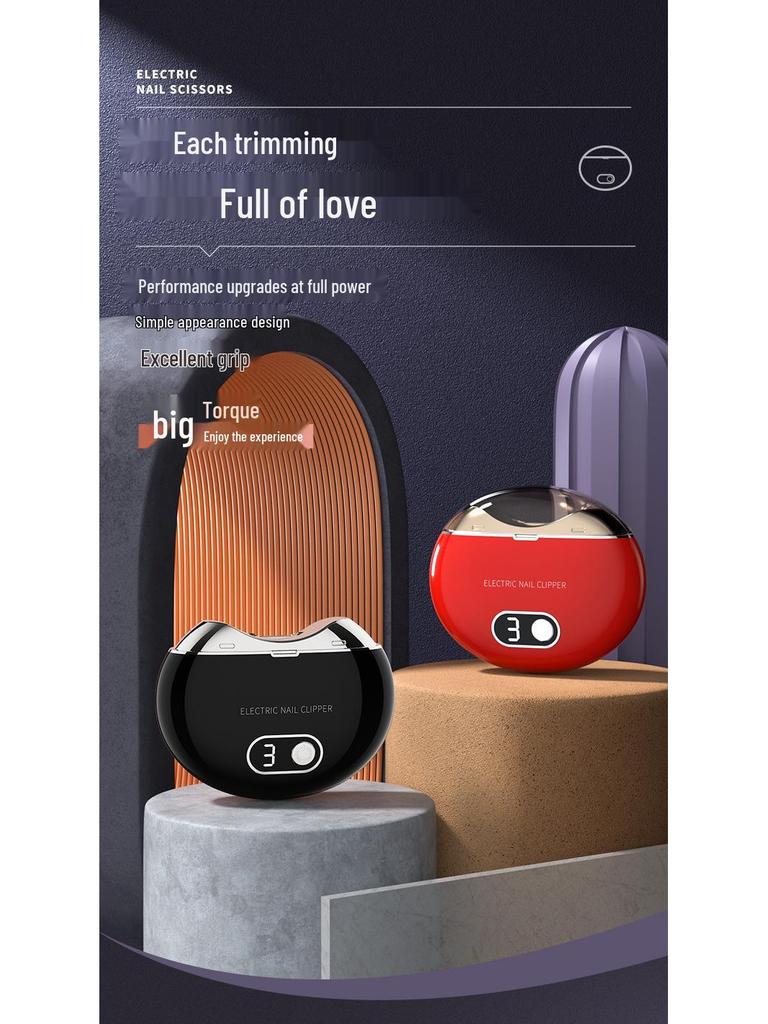 Normanjia Electric Nail Clipper with UV Disinfection for All Ages - Grinder and Manicure Tool
