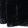 captivity 80s 90s Made in USA Old Fake fur Jacket 45481 black hood Women Used
