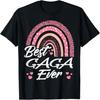 Funny Best Gaga Ever Rainbow Cute Mothers Day For Women T-Shirt