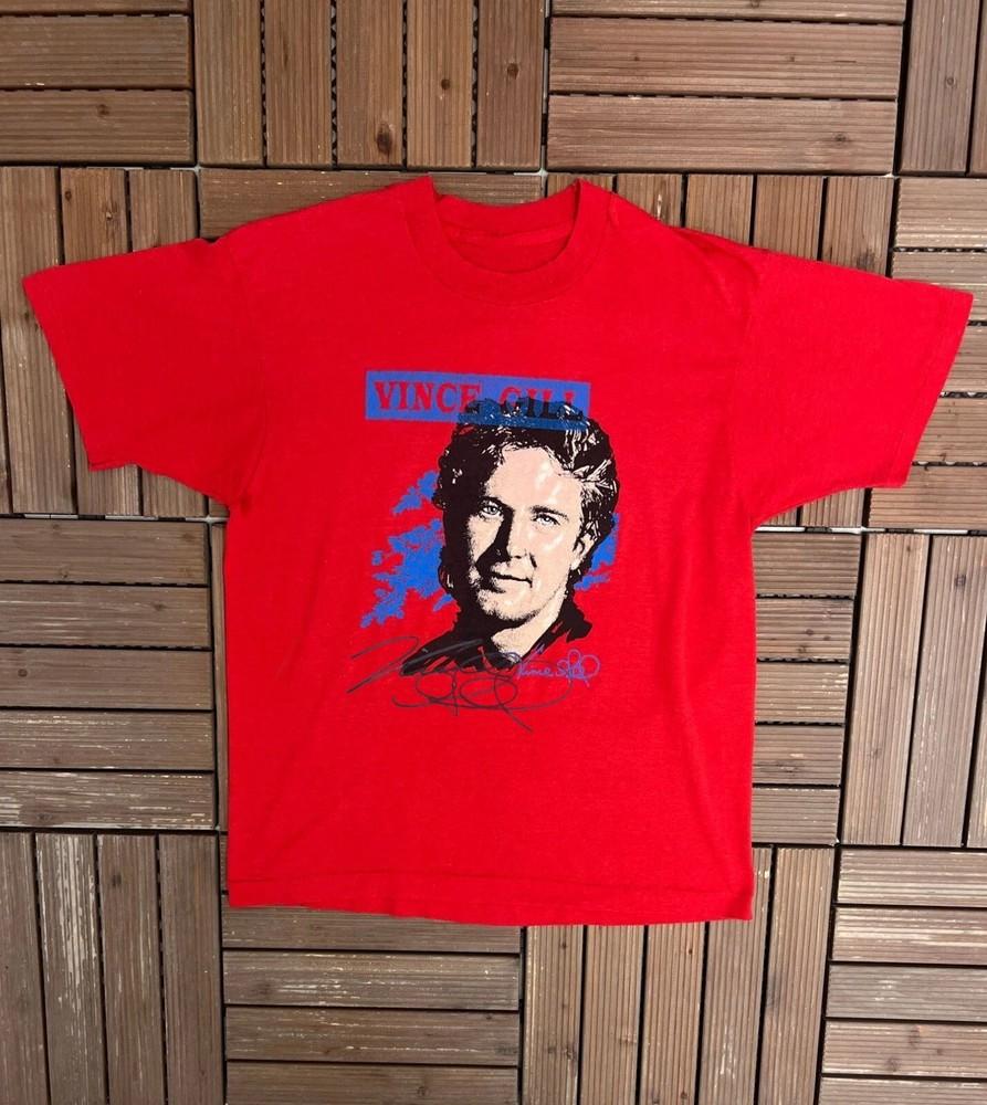 Rare Vince Gill Unisex Men All Size T-Shirt red Color 100% cOTTON CS016 Unisex T-Shirt XL