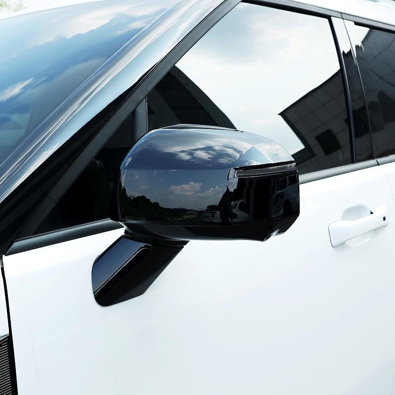 YOUTOOCAR 2PCS Exterior Mirror Covers Side Rear View Mirror Covers Compatible with Hyundai Santa Fe 2024-2025 Accessories (Carbon Fiber Pattern)