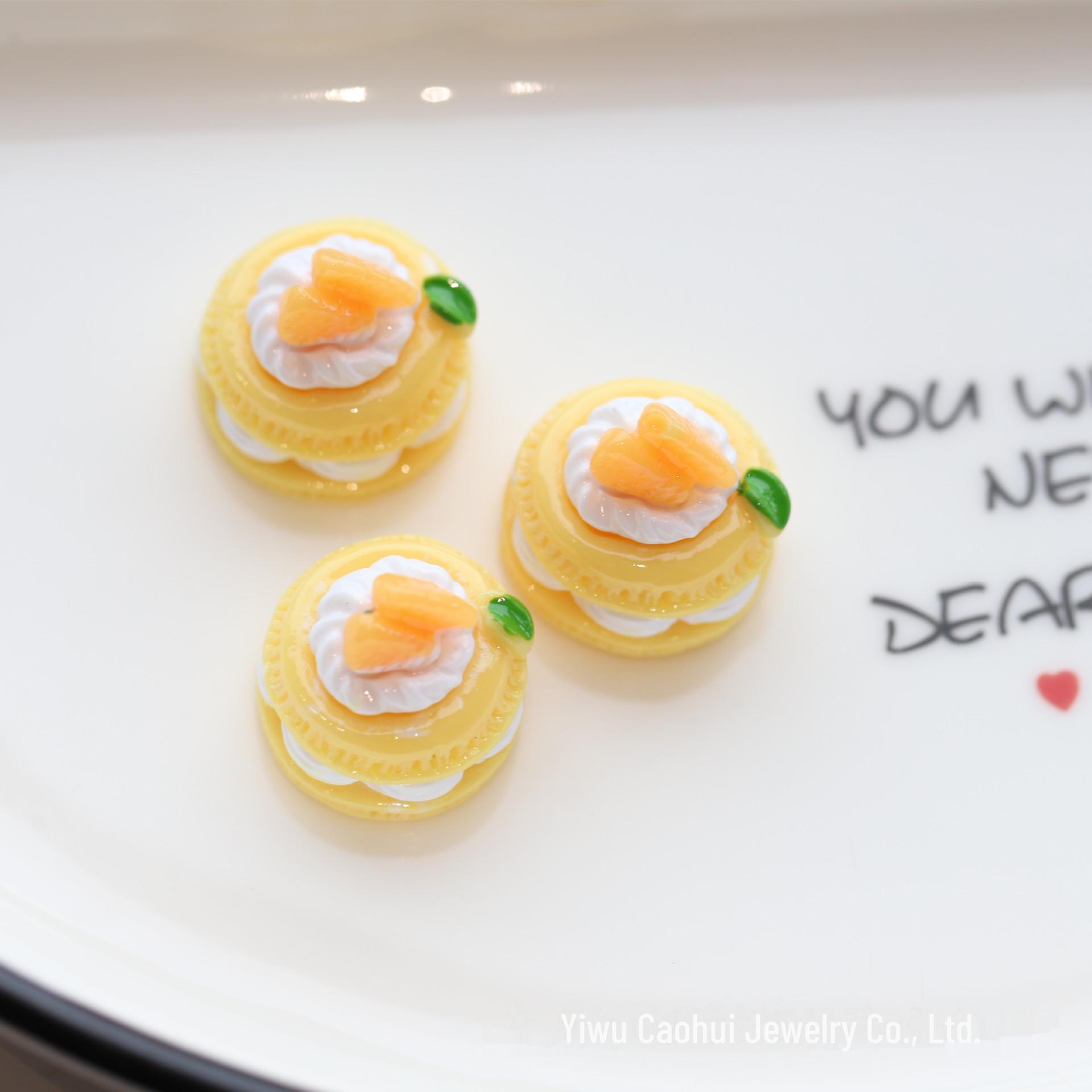 

Подвеска и кулон для телефона в виде макарон из смолы своими руками Approx. 2.0cm x 2.0cm жёлтый