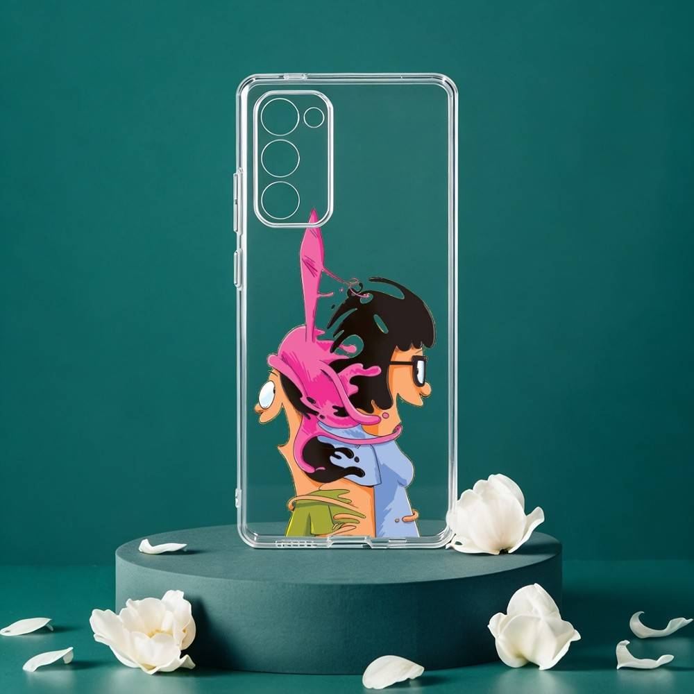 B-Bob's B-Burgers-RS Phone Case For Samsung Galaxy S24 S25 S23 S22 S21 Plus S24 S25 Transparent Cover Case