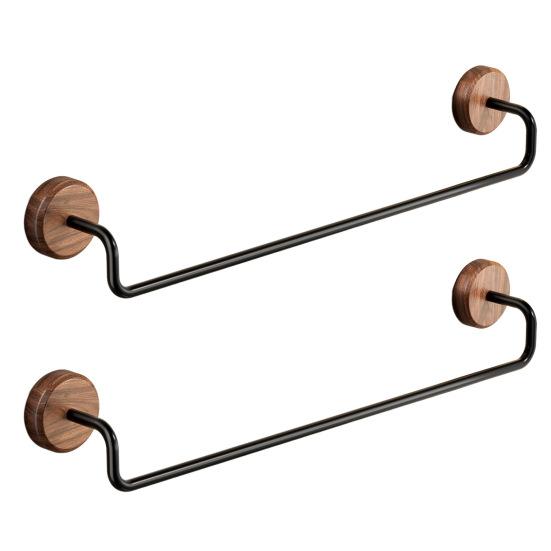 1/2Pcs Modern Style Bathroom Towel Hanger Anti-Rust Simple Installation Wall Mounted Single