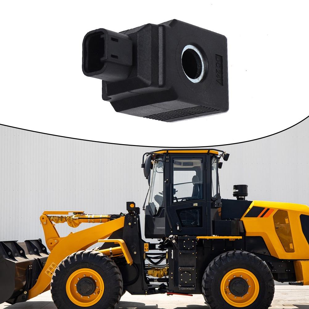1pc 12V/24V Solenoid Valve Coil Replacement Part For Loader 25/221263 717 Accessories Simple Installation