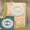 Flower Lace Oval Frame Dies Metal Cutting Dies for Scrapbooking Paper Gift Card Making