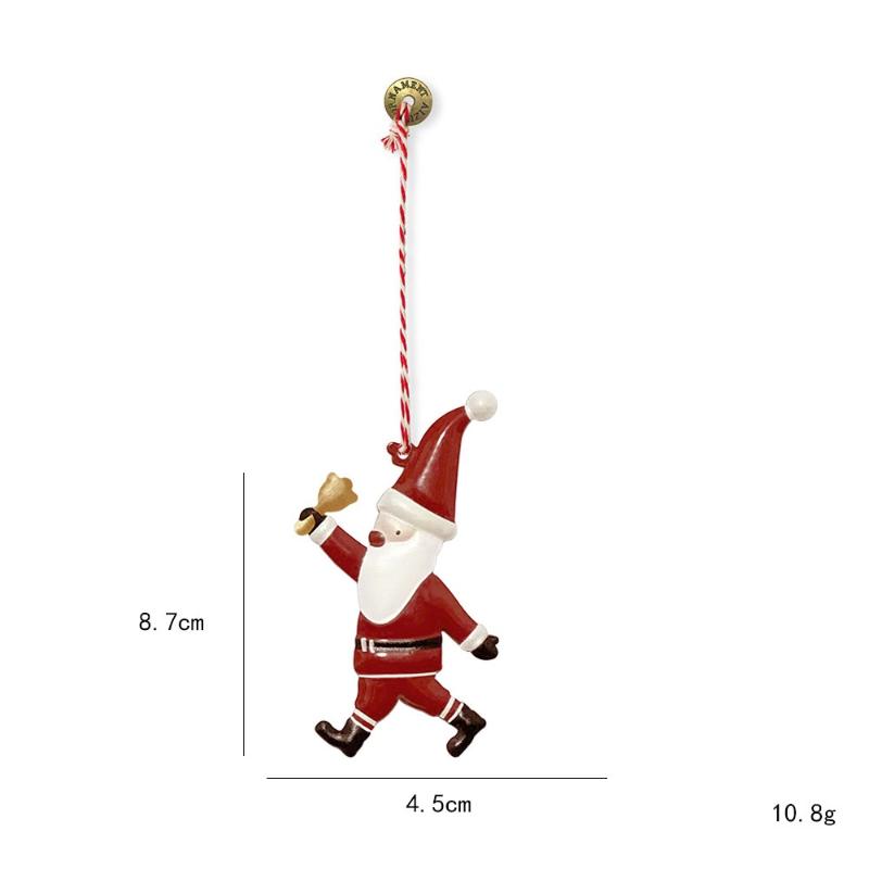 1 Set Nordic Christmas Hanging Decoration - Horse Figurines Santa Clause Ornament, Xmas Tree Pendant for Festival Party Supplies