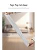 Magic Retractable Broom - Coral Fleece Mop for Dry/Wet Cleaning with Cloth Cover, No Washing Needed