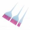 3pcs Hair Dye Brush Long Handle DIY Multiple Sizes Precise Application Compact Tint Brushes for Hair Coloring Glitter Blue Dot