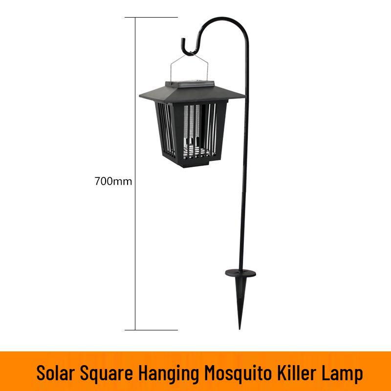 Outdoor Solar-Powered Mosquito Killer Lamp with Waterproof Electric Shock Repellent and Balcony Lighting