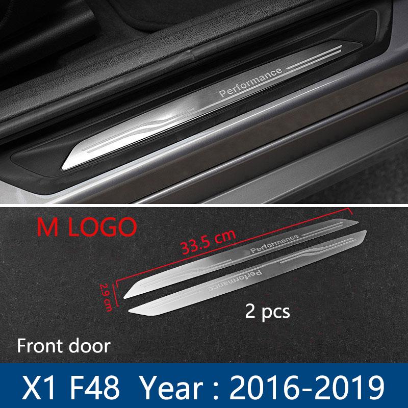 Accessories For BMW 1 3 4 5 Series F10 F20 F30 F34 X1 X3 X5 X6 Welcome pedal Door Sill Scuff Plate Guards Protector Cover strips
