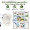 Fan Motor for Refrigerator Evaporator 12V DC 1A Compatible with Model EAU64824806 Providing Quiet and Efficient Cooling