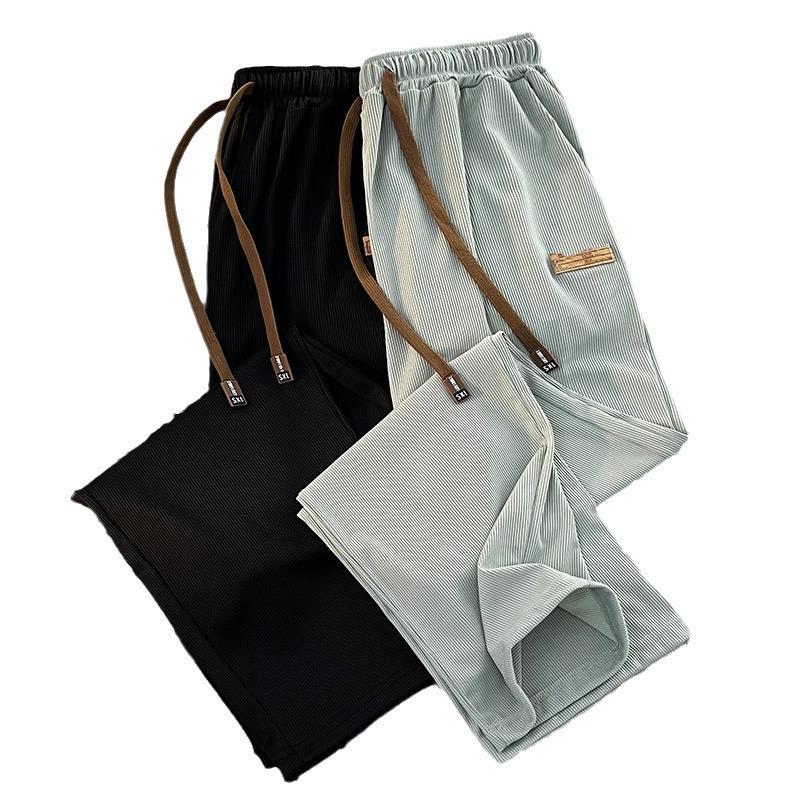 Herren Sommer Ice Silk Schnelltrocknende Lockere Gerade Hose - Trendy Casual Sports Style