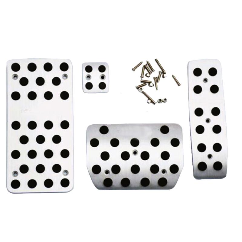 Příslušenství AT Automatická brzda Palivo Akcelerační pedál Pedál Nálepka Styling Krycí deska Podložka Pro VW Volkswagen Touareg 2004-2015