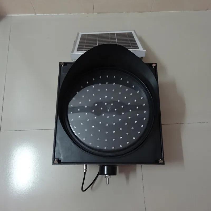 200/300/400mm Solar Yellow Flashing Traffic Signal Strobe Warning Light