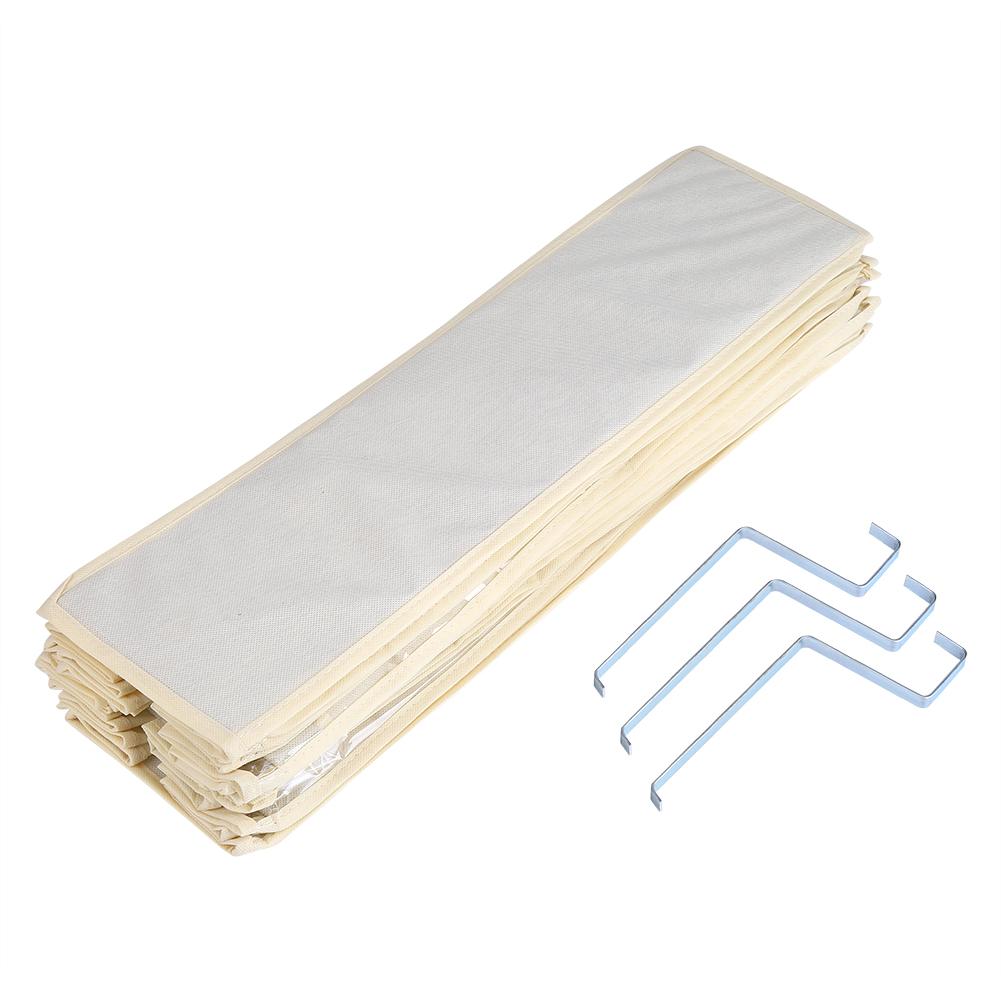 

26 Pockets Folding Hanging Door Closet Storage Bag Shoes Organizer Beige бежевый