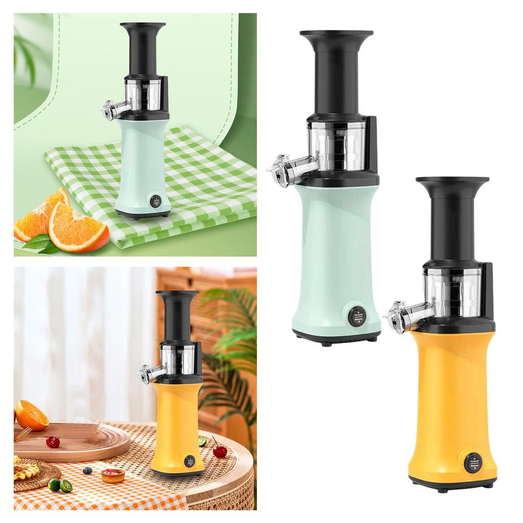 Slow Masticating Juicer Easy to Clean Large feed Slot for Sport Travel Orange
