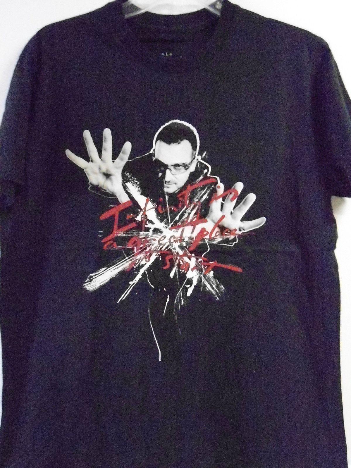 U2 OFFICIAL MERCH BONO EDGE CLAYTON MULLEN 360 CONCERT MUSIC T- LARGE Unisex T-Shirt L