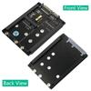 2 Interfaces M.2 SATA3.0/MSATA to SATA3.0 Converters Card, 6Gbps Transfer Rate for Desktops and Servers