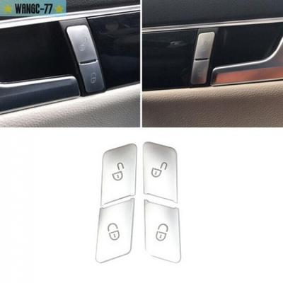 Left+Right Door Lock Unlock Switch Button Cover Trim For Mercedes-Benz W212 W204
