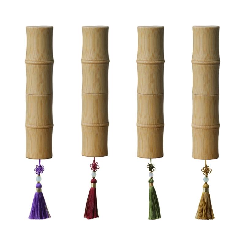 2.8g Lip Stick Tube with Tassels Essential Oil Roller Bottles Massage Oil Bottle Refillable Roll On Bottles for Travel