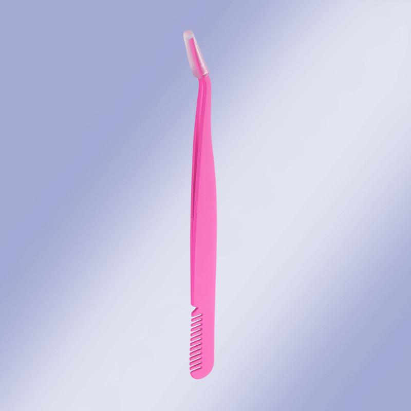 Wearable Mascara Applicator with Comb & Stainless Steel Eyelash Tweezers