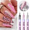12Pcs/set Nail Art Drawing Graffiti Pen Nail Painting Liner Gel Pen DIY Manicure Decoration