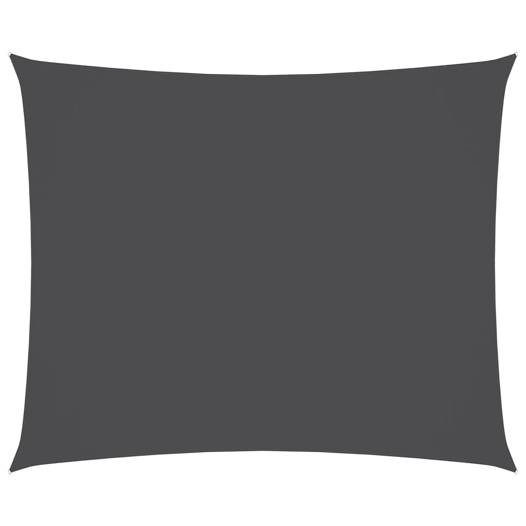 Vidaxl Żagiel Ogrodowy, Tkanina Oxford, Prostokąt, 2,5X3,5 M, Antracyt
