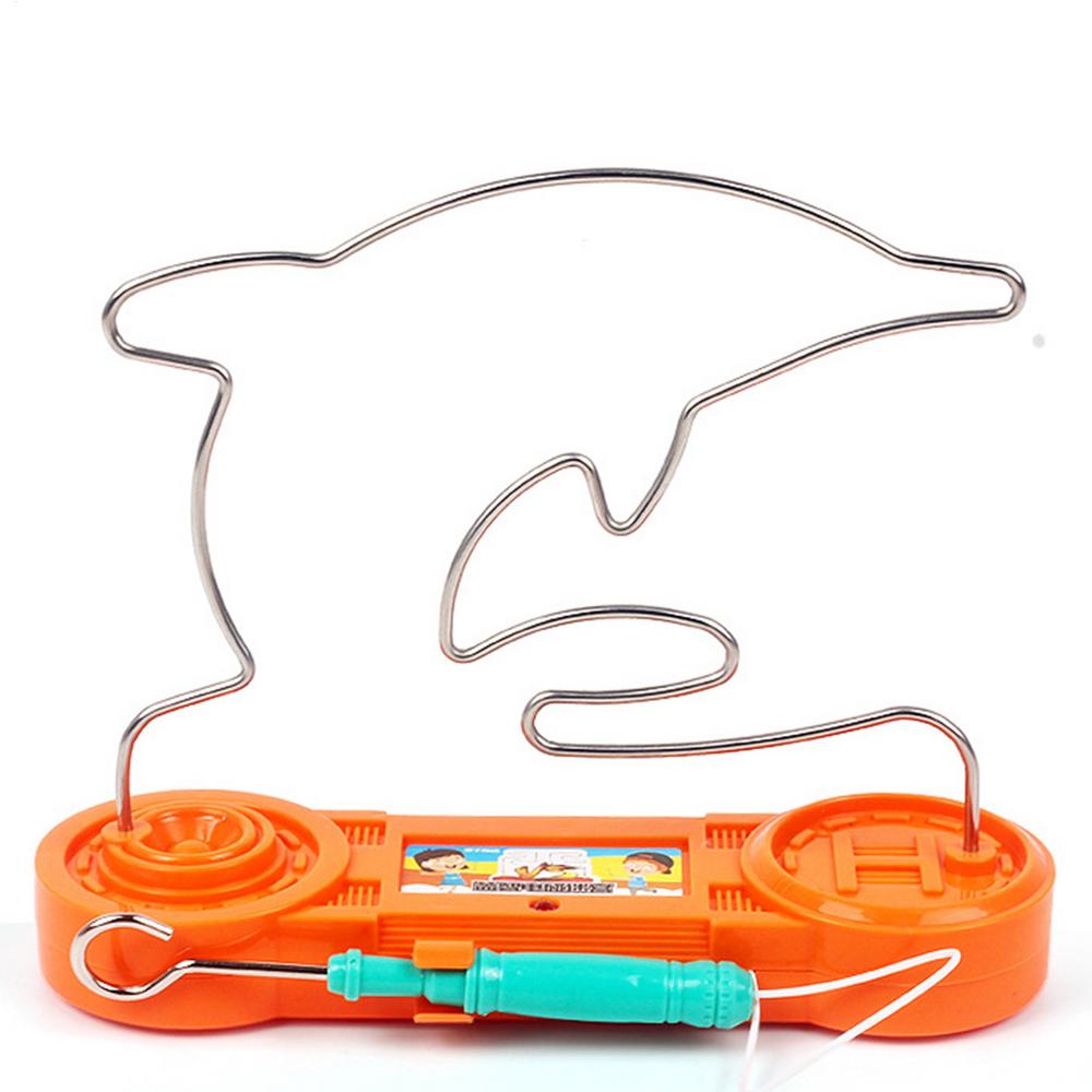 Electric Dont Buzz The Wire Game Bump Maze Toy Reliable Classic Tabletop Puzzle Game Retro Toys- Bored Games For Kids