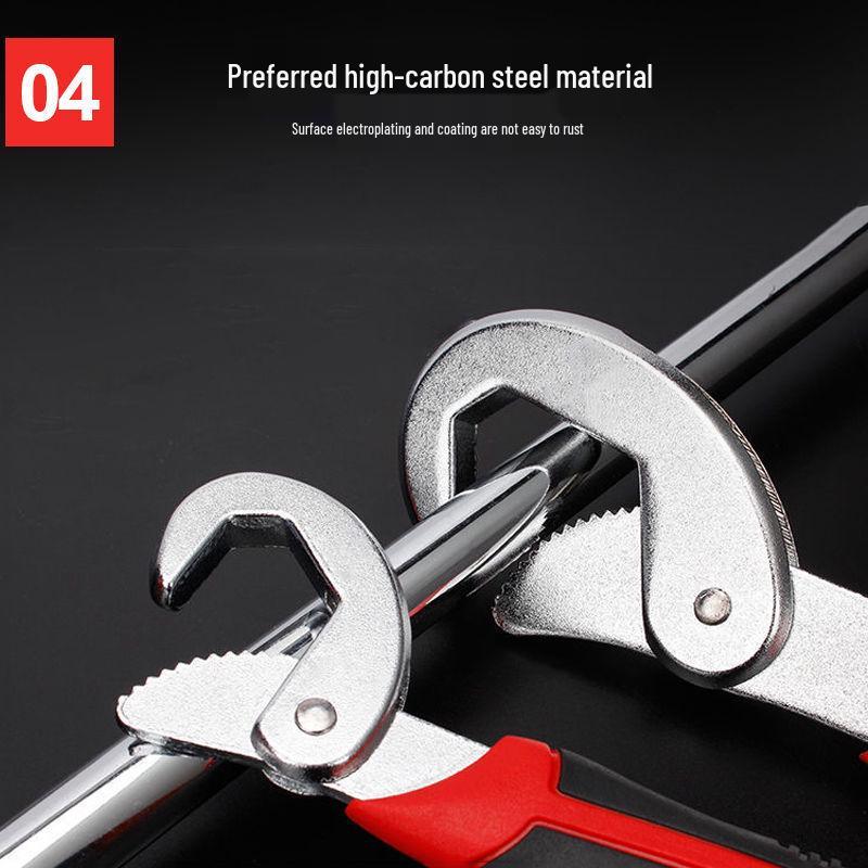 Cheie reglabilă universală multifuncțională pentru lucrări rapide la conducte