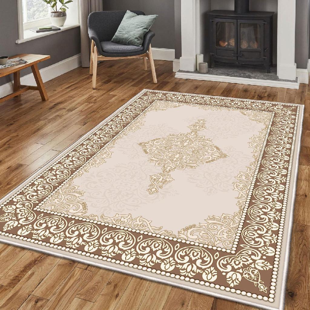 Decorative Special Design Modern Floor Rugs Patterned Non-Slip Base Washable