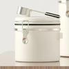 Large Capacity Coffee Beans Vacuum Storage Container Stainless Steel Airtight Container Grains Tea Nut Keep Fresh Storage Jar