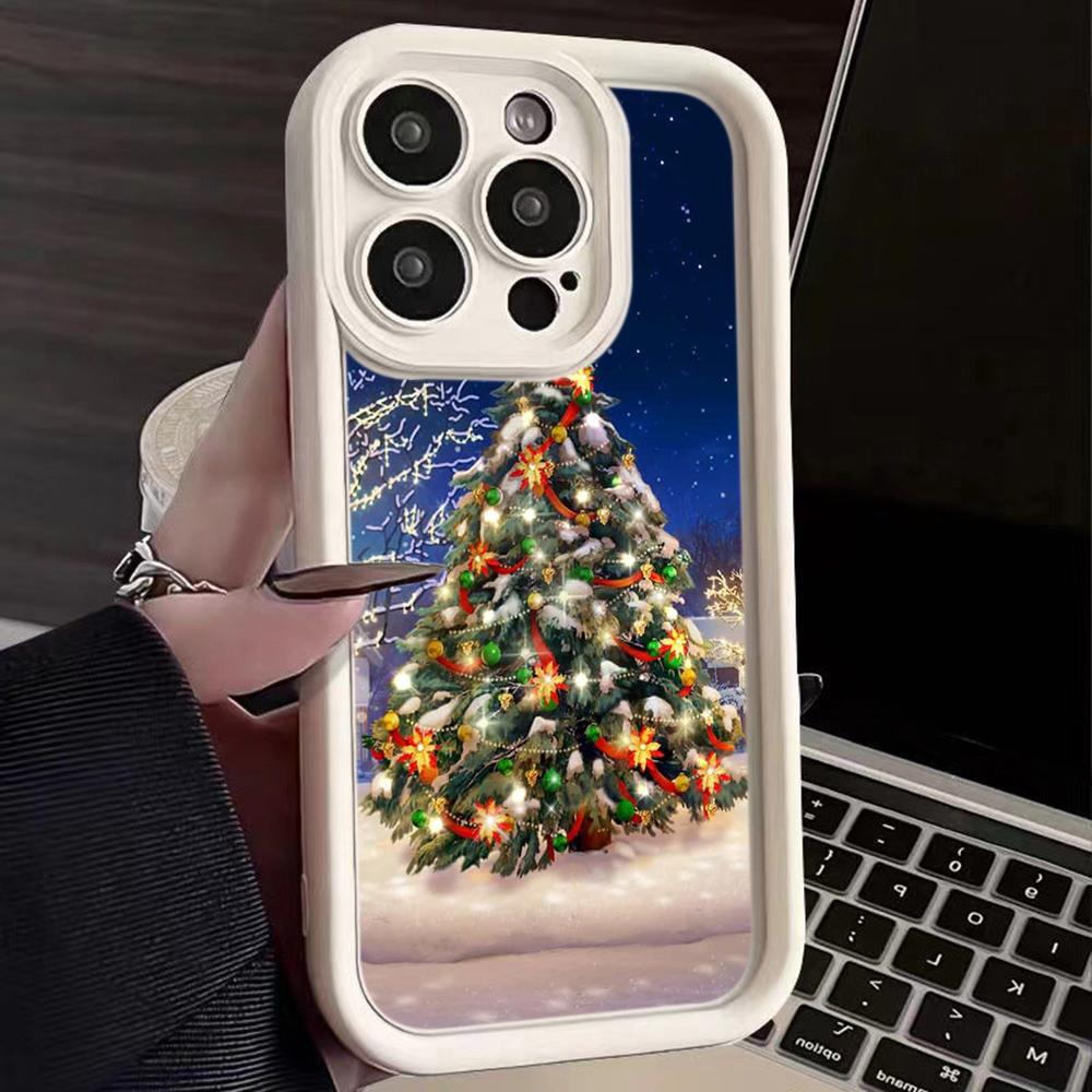 Husă moale Sky Eye Ladder pentru Xiaomi 14T Redmi 13c 14c Note 12 13 Pro Toate modelele Xiaomi Redmi Huse pentru telefon NY38 Anul Nou Crăciun fericit Pom de Crăciun