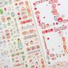 Sticker Tape DIY Stickers Cute Fudge Series Cartoon Sticker Tape Manual Decorative Materials Stickers Journal Sticker Tape