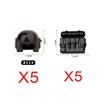 Building Blocks Characters Soldiers Military Accessories Guns Movie Peripherals Double-Sided Cloaks Helmets Swords Axes Toy Gift