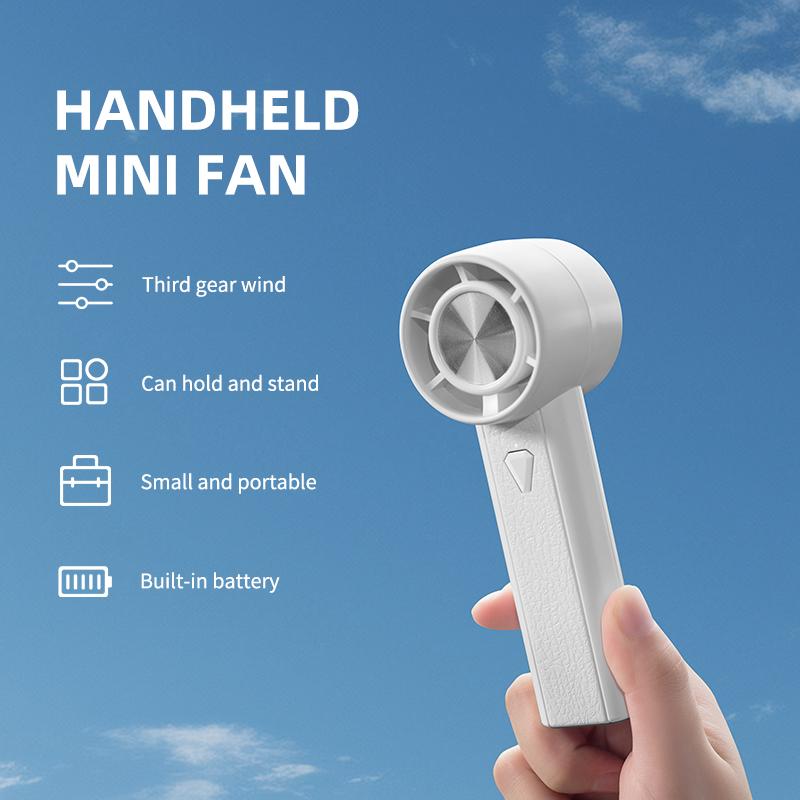 Portable Handheld Fan Hand-held 1800mAh Mini Home USB Charging Fan High Speed USB Charging Outdoor Camping Cooling Handheld Fan