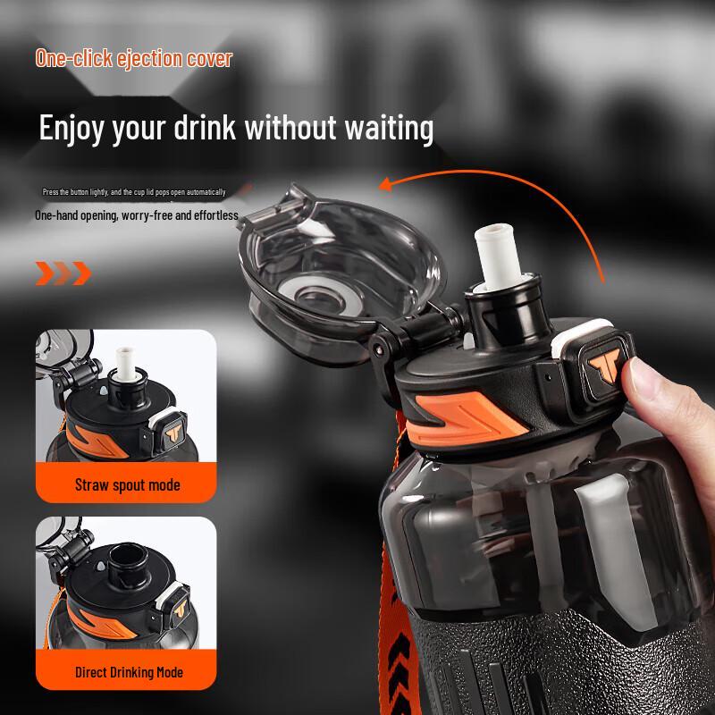 TKK Maizoo Sport-Wasserflasche mit großem Fassungsvermögen
