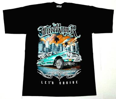 T-shirt Lowrider Andiamo a Fare un Giro Streetwear Urbano Maglietta da Uomo Nuova