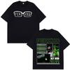 Rapper Feid Ferxxo Tour 2026 Druck T-Shirt Herren Damen Harajuku T-Shirts Sommer Kurzarm Locker Freizeit Baumwolle Hiphop T-Shirts
