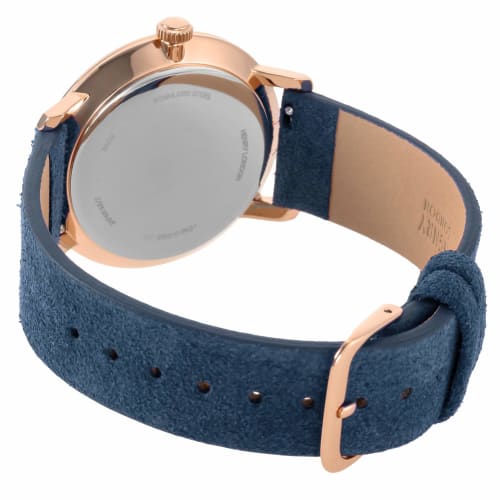 HENRY LONDON REGENCY SUEDE HL40-S-0358 Men's Watch, Blue