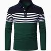 Long Sleeve Polo Shirt, Classic Collar Detail, Versatile for Daily Wear