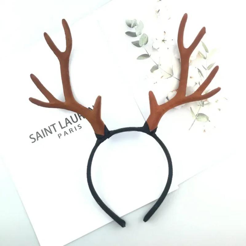 

Рождественский подарок, повязка на голову из рогов оленя, многоцелевая повязка на голову из рогов, милая рождественская повязка на голову из рогов, забавный рождественский головной убор