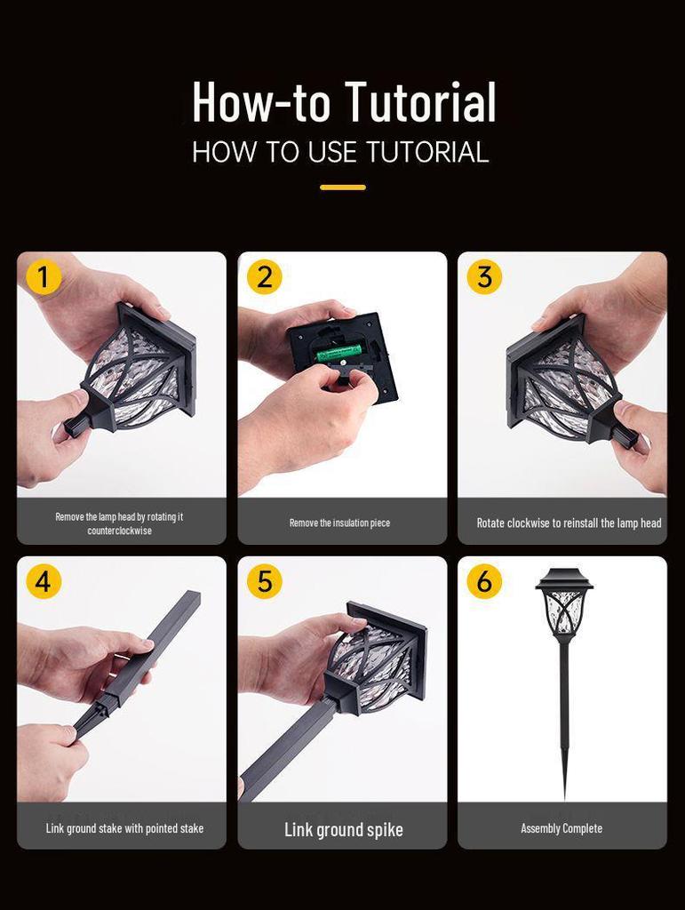 Solar LED Lawn and Garden Lights for Outdoor Home Decor