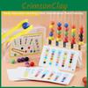 Wooden Test Tube Clip Beads Toy For Children With Color Recognition And Hand Eye Coordination Skills For Early Learning