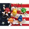 M&M's 3D Keychains 5-Color Set 5cm-6cm
